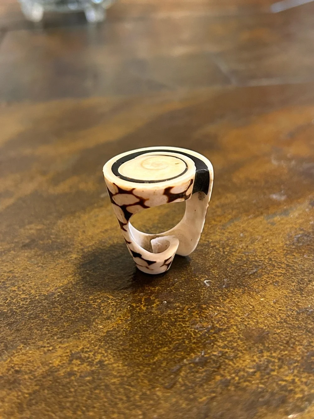 Vintage & Unique Ring - Seashell 🐚 side 8